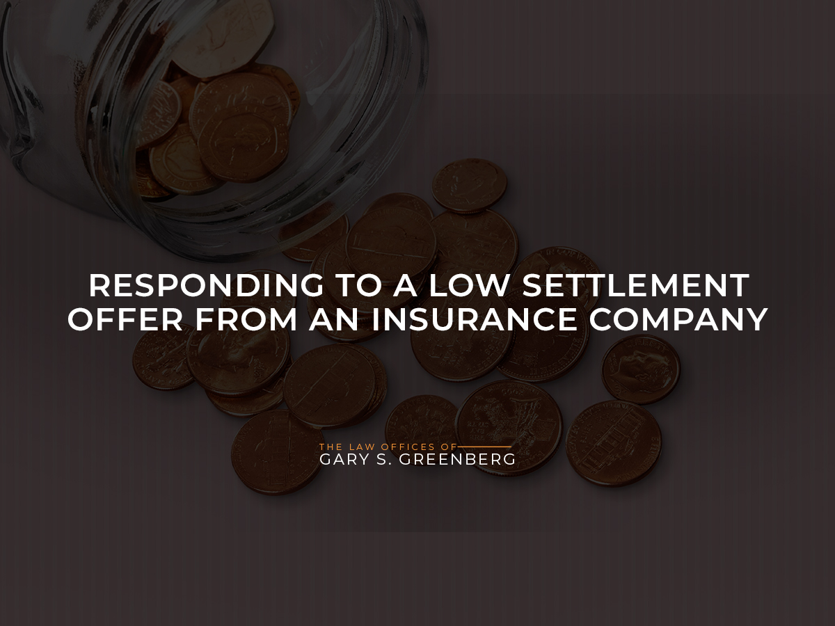 Responding to a Low Settlement Offer from an Insurance Company